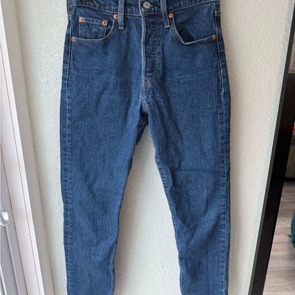 Levi's Deep Blue 501 Skinny Jeans